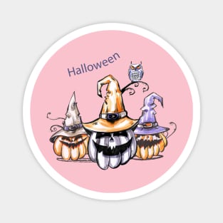 Halloween Pumpkin Magnet